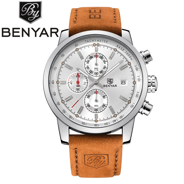 BENYAR Fashion Chronograph Sport Mens Watches Top Brand Luxury Quartz Watch Reloj Hombre 2016 Clock Male hour relogio Masculino