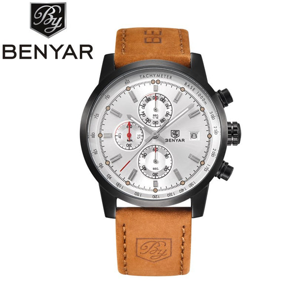BENYAR Fashion Chronograph Sport Mens Watches Top Brand Luxury Quartz Watch Reloj Hombre 2016 Clock Male hour relogio Masculino