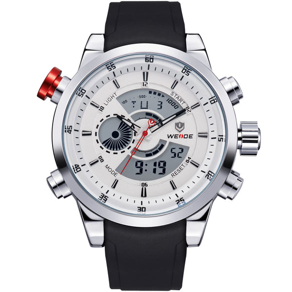 2016 NEW Fashion WEIDE Luxury Brand Men's Quartz Digital Watches Men Casual Sports Clock Military Wristwatches relogio masculino