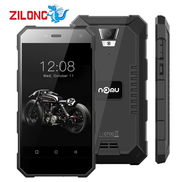 Nomu S10 5.0 inch Android 6.0 IP68 Waterproof Smartphone 720*1280 MTK6737T Quad Core 2GB RAM 16GB ROM 5000mAh 4G Mobile Phone