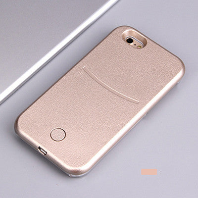 2016 New Portable Charger Case Selfie Luminous Case Rechargeable Case for iPhone 6 6s 6Plus 6s 7s 7Plus Cases