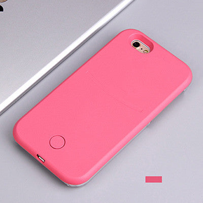 2016 New Portable Charger Case Selfie Luminous Case Rechargeable Case for iPhone 6 6s 6Plus 6s 7s 7Plus Cases