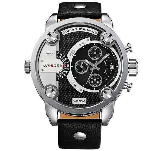 New Popular Fashion Casual Luxury Watch Men Watches Men's Quartz Watch Clock Relojes Army Military Vogue Wristwatches 2016 Weide