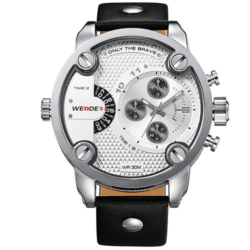 New Popular Fashion Casual Luxury Watch Men Watches Men's Quartz Watch Clock Relojes Army Military Vogue Wristwatches 2016 Weide