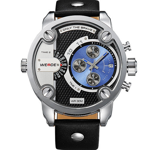 New Popular Fashion Casual Luxury Watch Men Watches Men's Quartz Watch Clock Relojes Army Military Vogue Wristwatches 2016 Weide